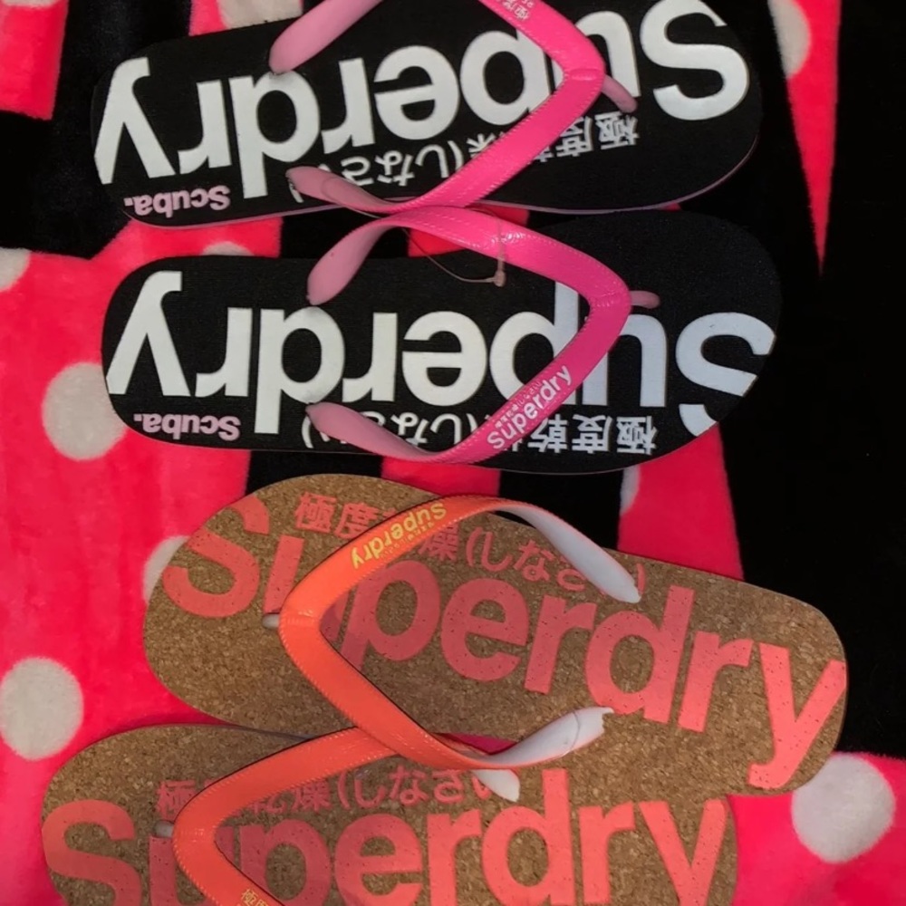 Brand new Superdry Flip flops